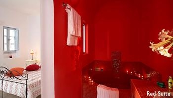 Badezimmer Red Suite